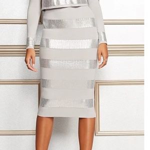 Sequin Sweater Skirt